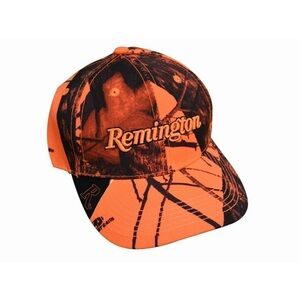 Remington Orange Mossy Oak Camo Embroidered Cap Hat - NEW WITH TAGS